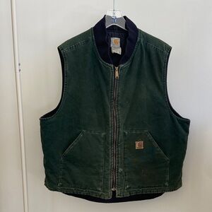 Carhartt Vintage Distressed Vest with Quilted Lining 3XL